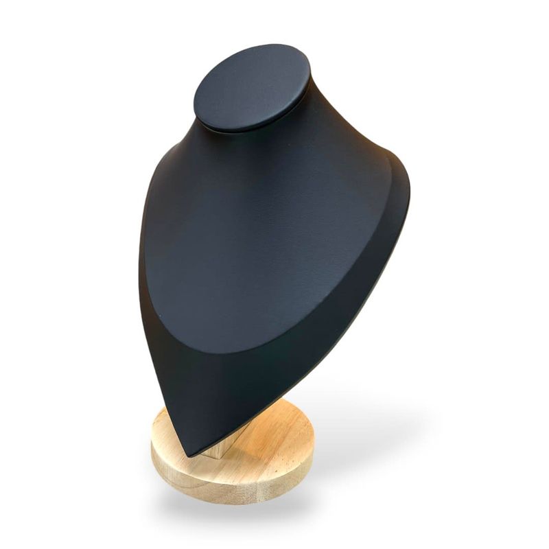 GENERICO - Exhibidor Cuello Elegante 27cm Bisuteria Joyas Negro