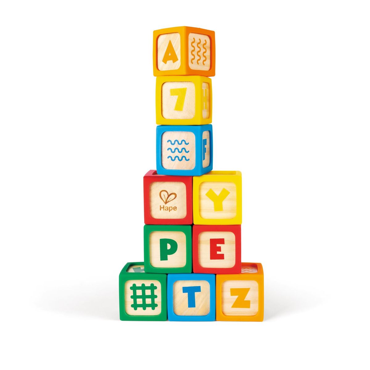 HAPE - Bloques de madera con silicona