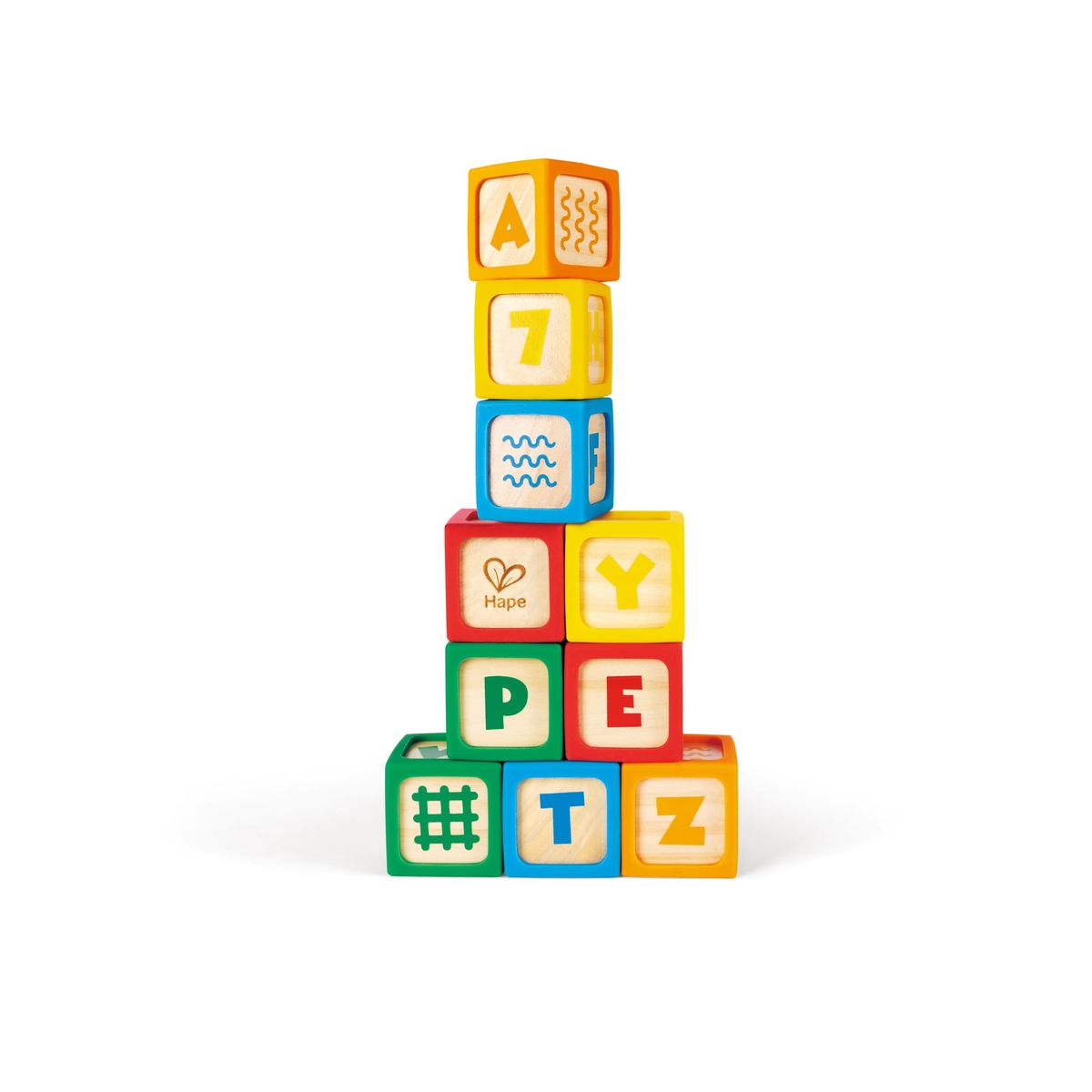 HAPE - Bloques de madera con silicona