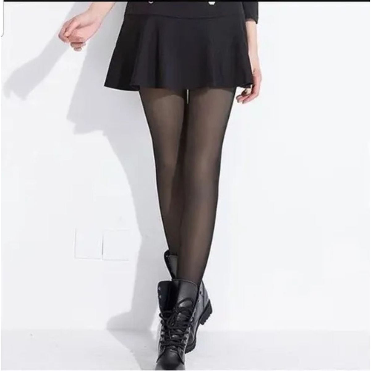 LOOK SHOP - Calza Efecto Piel Mujer Invierno Forro Piel 316