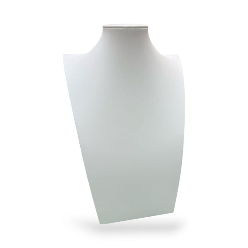 GENERICO - Exhibidor Cuello Busto 25cm Bisuteria Joyas Blaco