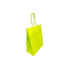 GENERICO - Bolsa Manilla De Papel A Color x12 Unidades Tamaño 14x20x8cm