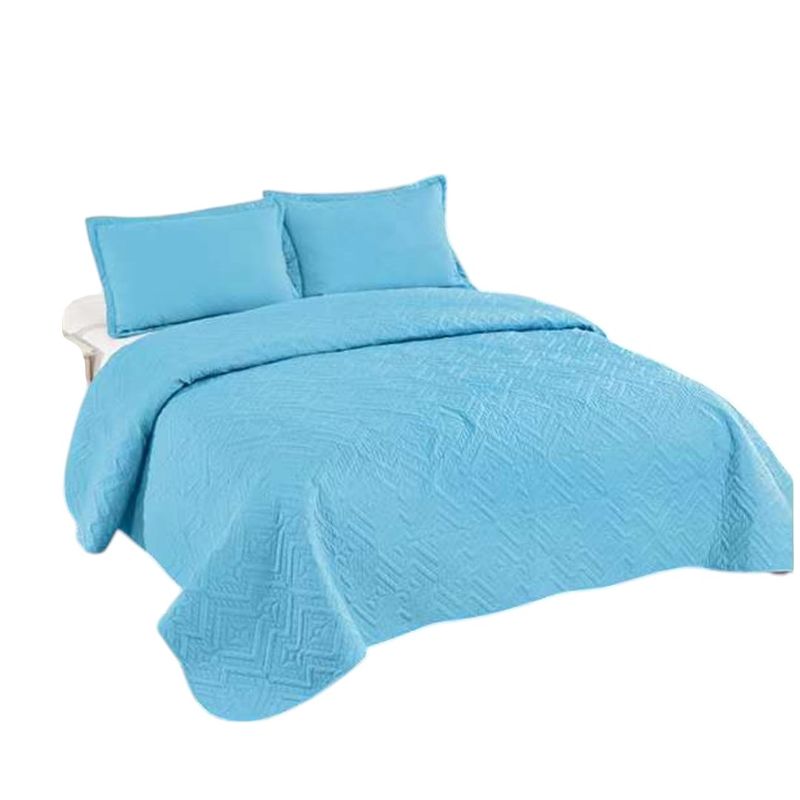ANGELES DEL HOGAR - CUBRECAMA QUILT DE VERANO UNICOLOR TF KING