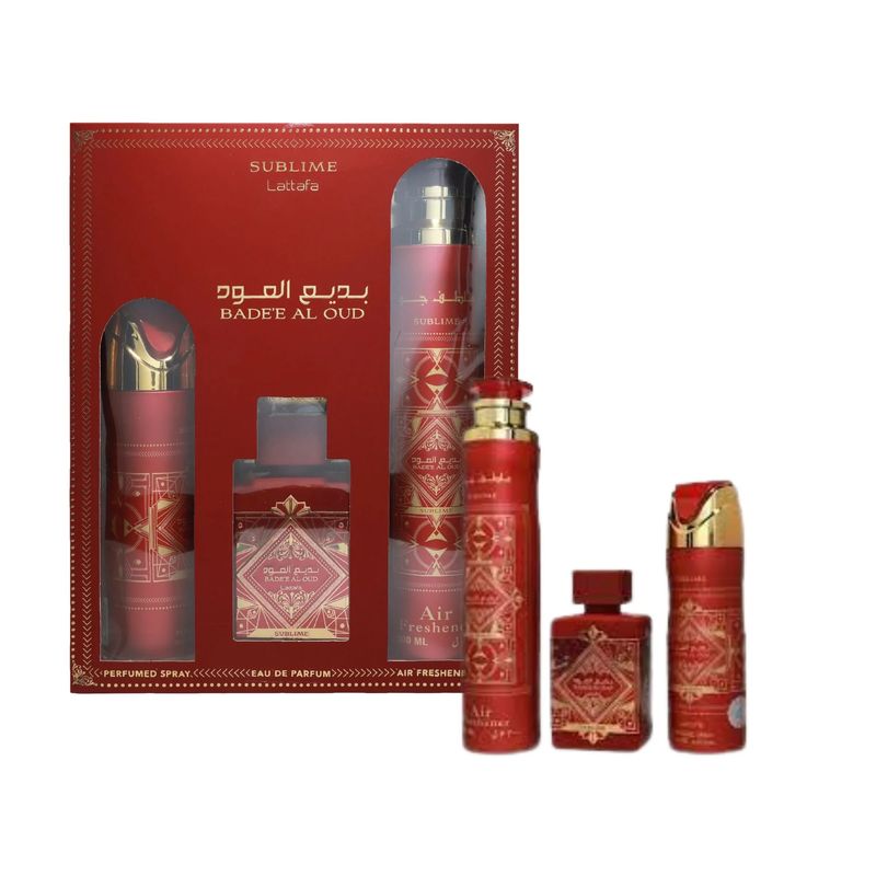 LATTAFA - Estuche Lattafa Sublime Edp 100ML+200ML+300ML Unisex