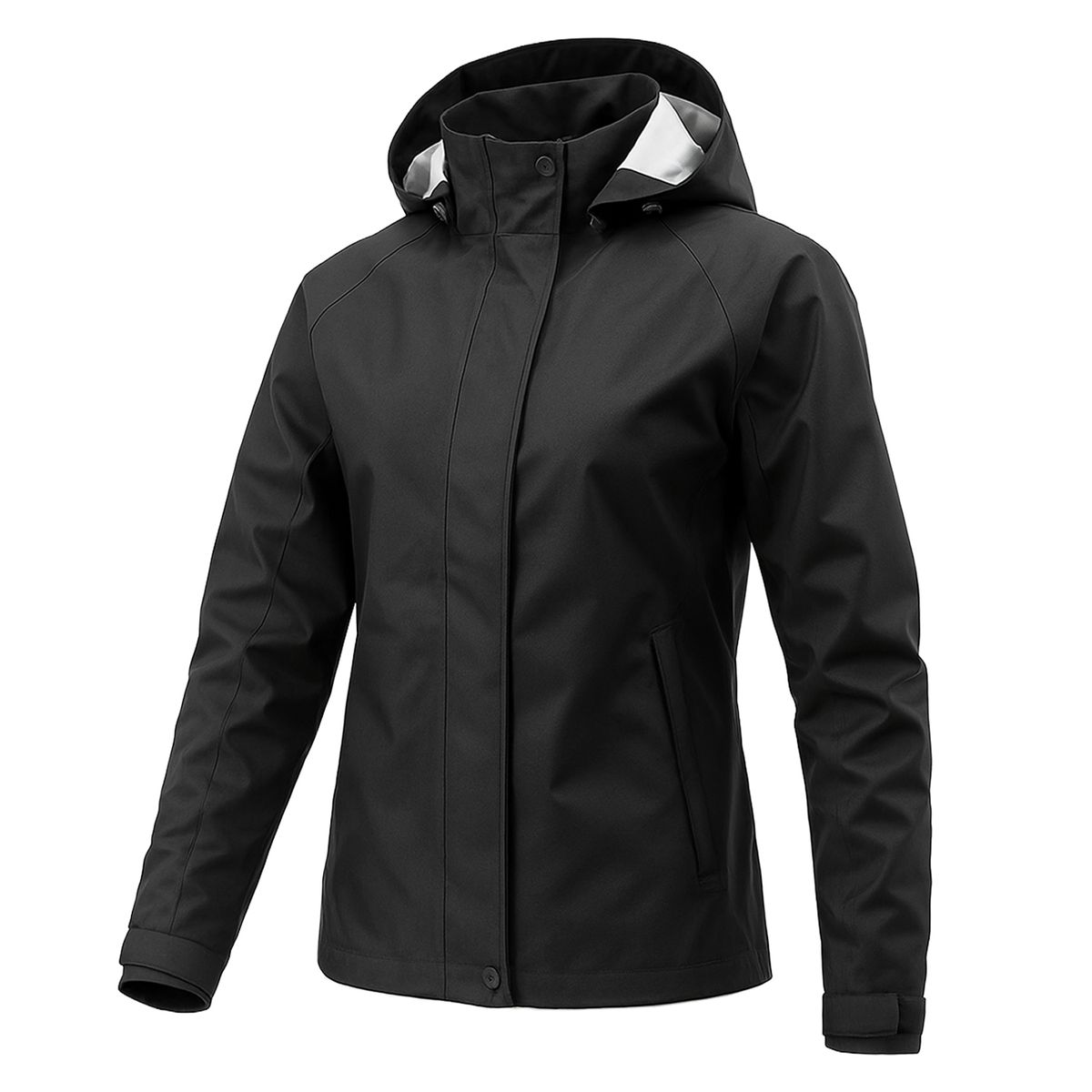 ANDESLAND OUTDOOR APPAREL - Tercera Capa 100% Impermeable Bengala Negro Mujer