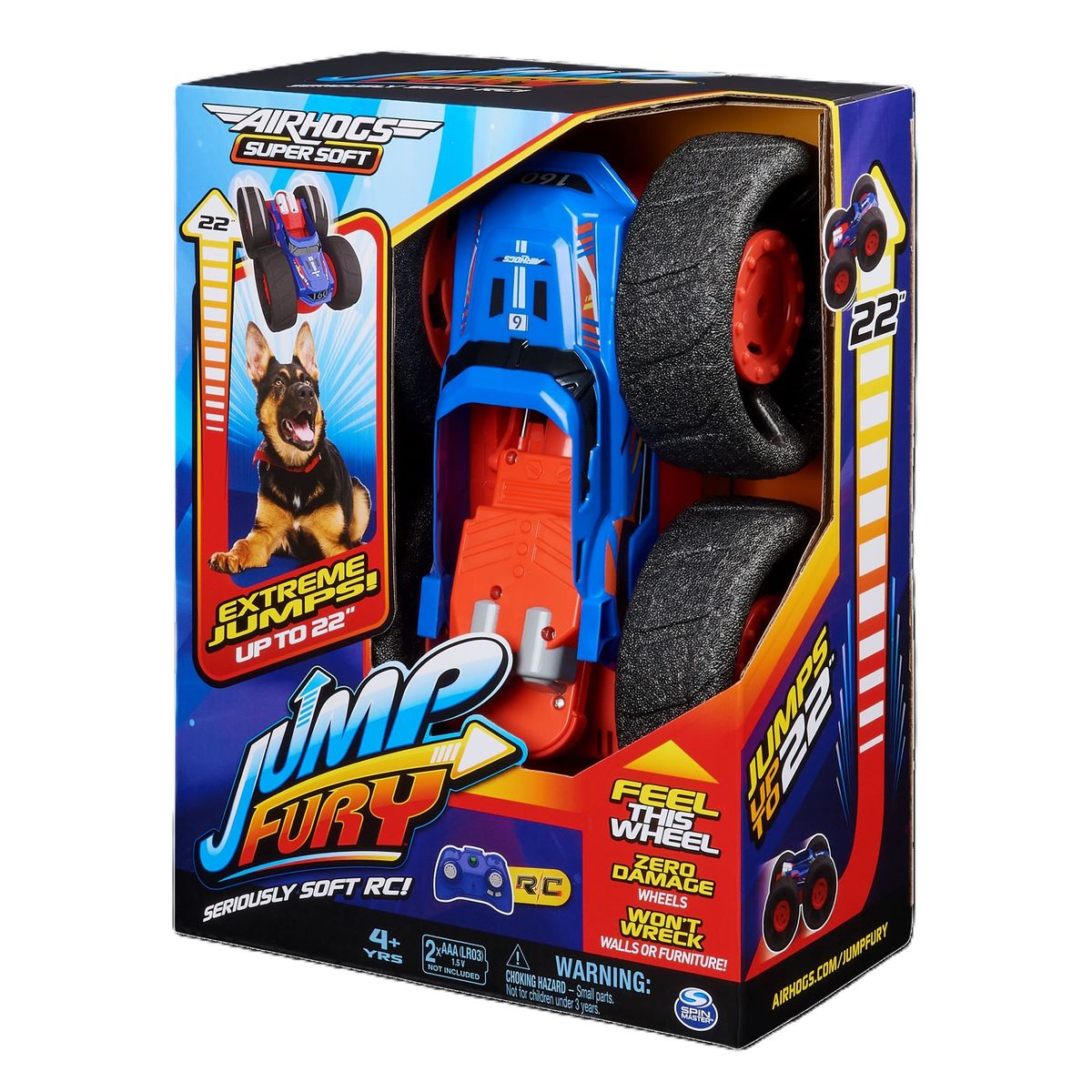 BOING TOYS - Jump Fury Auto Radio Control  -air Hogs-