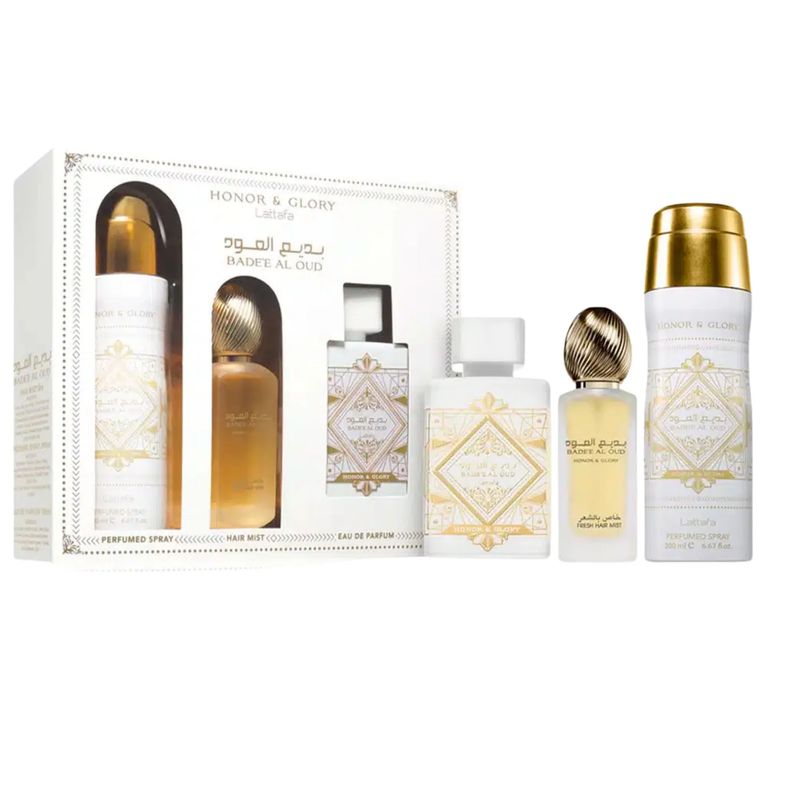 LATTAFA - Estuche Lattafa Honor And Glory Edp 100ML+200ML+50ML Unisex