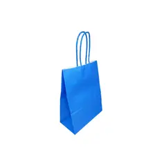 GENERICO - Bolsa Manilla De Papel A Color x12 Unidades Tamaño 14x20x8cm