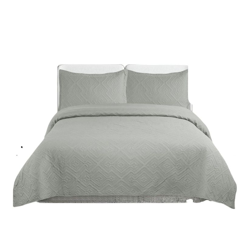 ANGELES DEL HOGAR - CUBRECAMA QUILT DE VERANO UNICOLOR TF KING