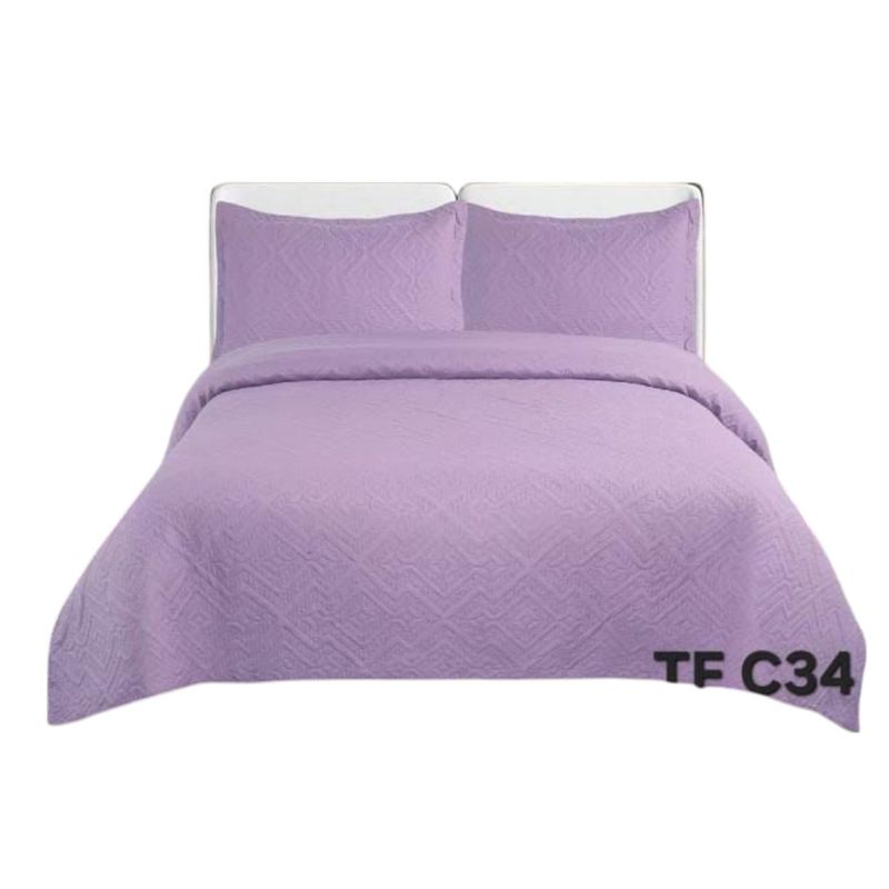 ANGELES DEL HOGAR - CUBRECAMA QUILT DE VERANO UNICOLOR TF KING