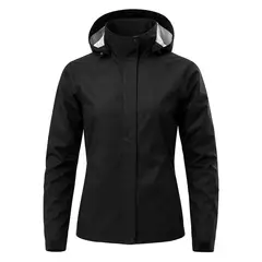 ANDESLAND OUTDOOR APPAREL - Tercera Capa 100% Impermeable Bengala Negro Mujer