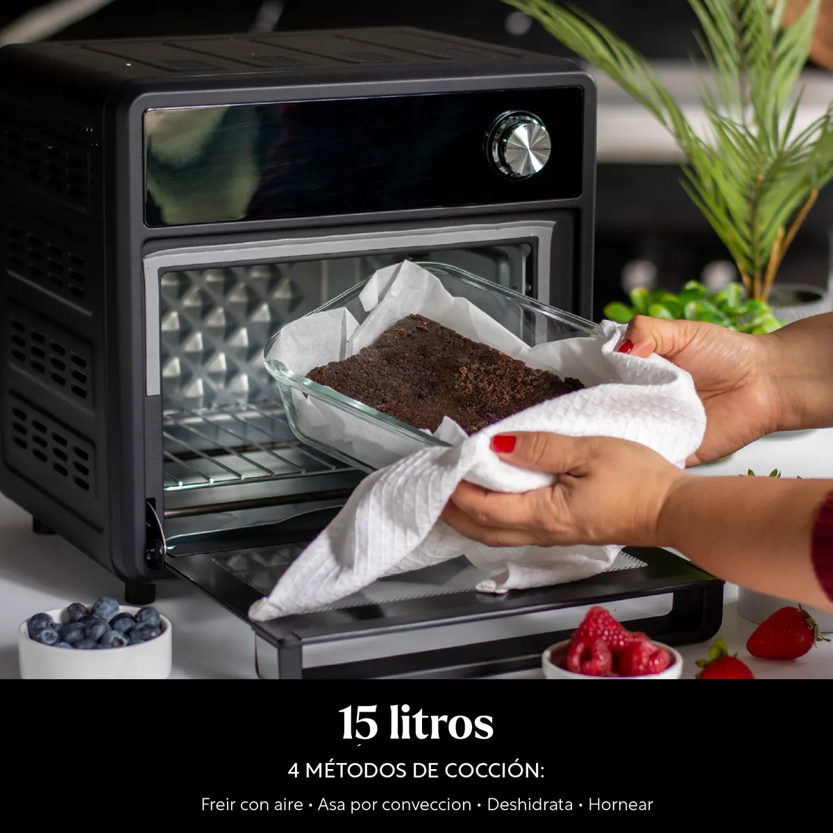 EASYWAYS - Freidora de Aire Air fryer Crunch 15 L EasyWays