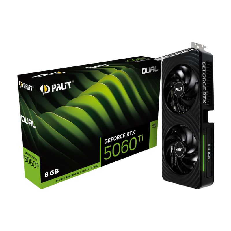 GENERICO - Tarjeta de Video Nvidai RTX 5060 TI 8G Palit