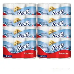 SCOTT - Papel Higiénico Aromas 48 Unidades Doble Hoja 21,1 mts
