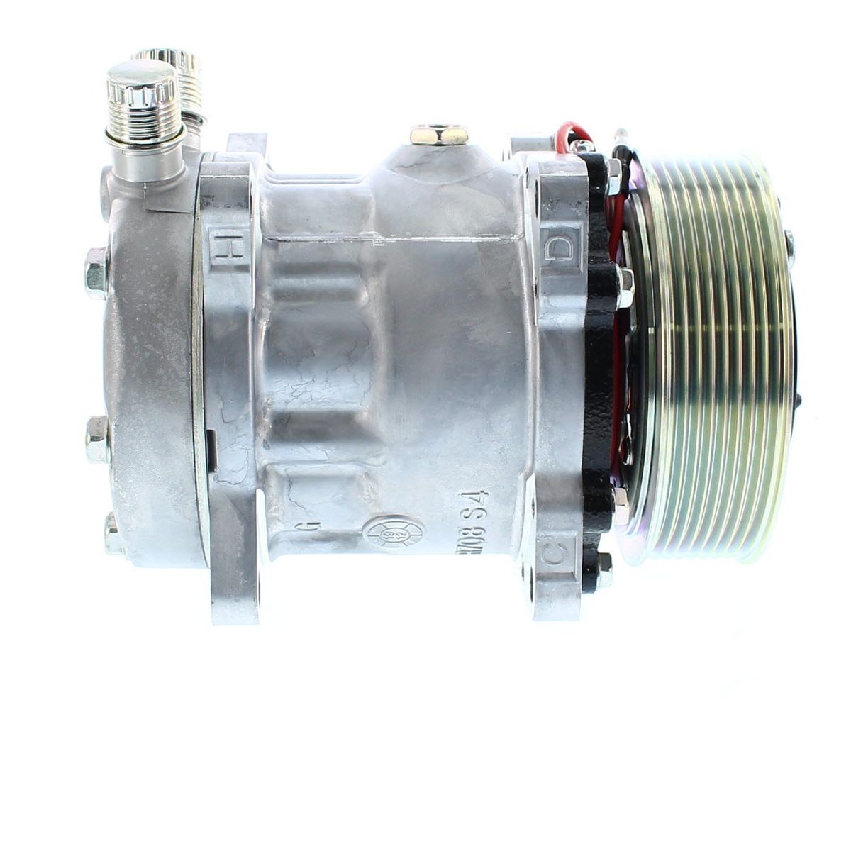 SANDEN - COMPRESORES DE AC 7H13 8PK 12V 119MM TAPA JE 7306 SANDEN