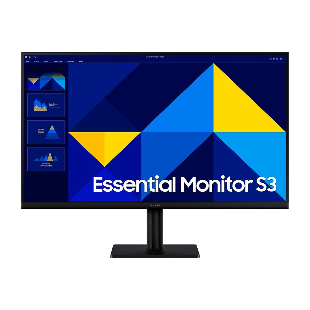 SAMSUNG - Monitor Samsung Plano 27" Essential S3 FHD 100Hz HDMI 5ms