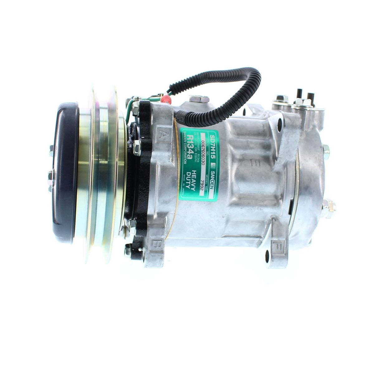 SANDEN - COMPRESORES DE AC 7H15 1A 24V 146MM TAPA WL 7992 SANDEN