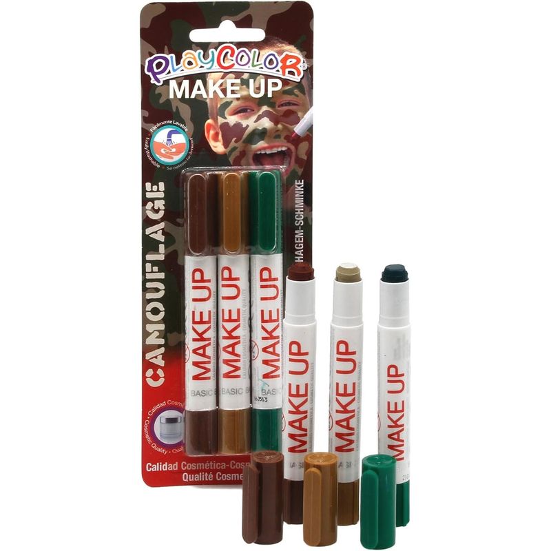INSTANT - Maquillaje Temático Camuflaje Instant 3 Colores