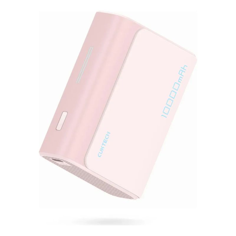 GENERICO - Power Bank Cuktech 10000mah 30w Batería Externa Rápida Carga Rosa