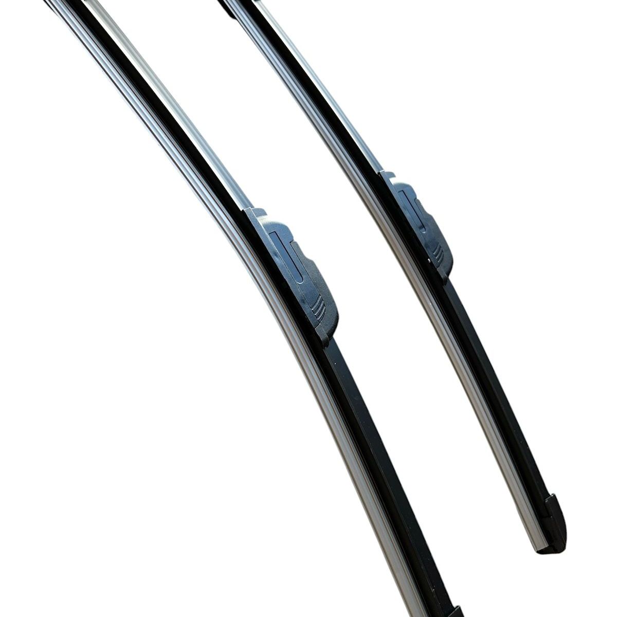 GENERICO - Par Plumillas Limpiaparabrisas Silicona Auto Universal 12pul