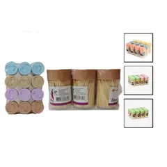 GENERICO - Set 360 Palillos De Dientes De Madera