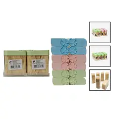 GENERICO - Set 360 Palillos De Dientes De Madera