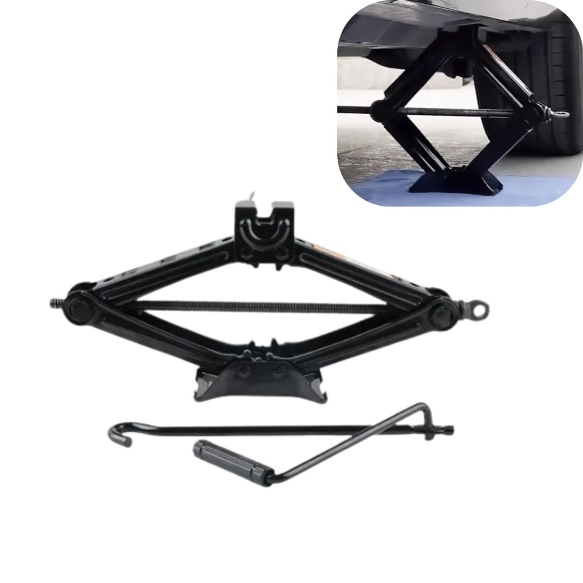 GENERICO - Gata Hidráulica Tijera 2 Toneladas Para Autos