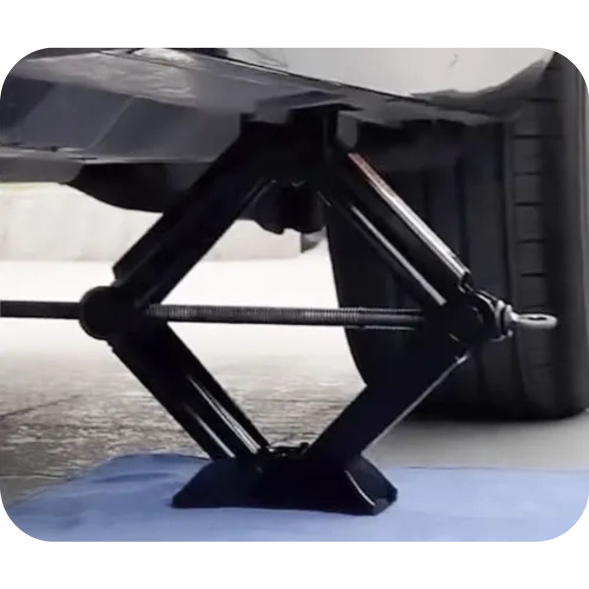 GENERICO - Gata Hidráulica Tijera 2 Toneladas Para Autos