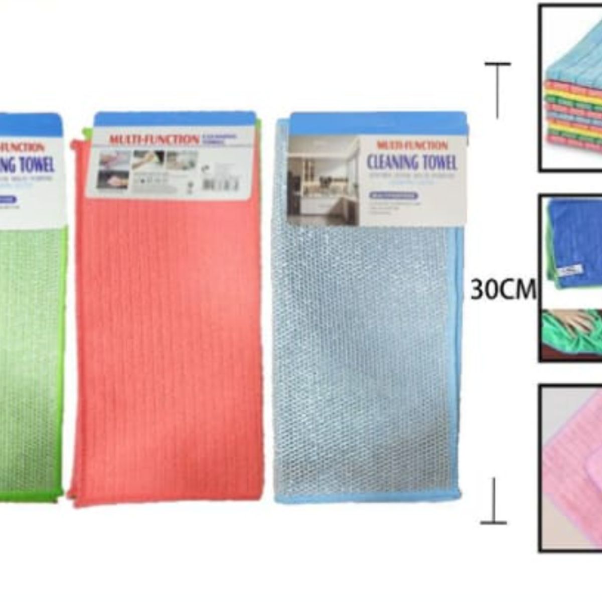 GENERICO - Set 2 Paños De Cocina 30 Cm Accesorio Para Asado