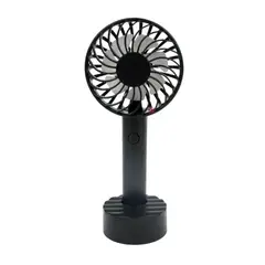 TECNOLAB - Mini Ventilador De Mano Recargable 500mAh Negro - PS