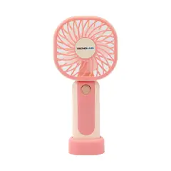 TECNOLAB - Mini Ventilador De Mano Recargable Con USB Rosa - PS