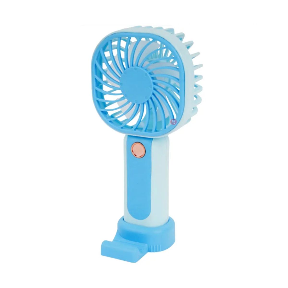 TECNOLAB - Mini Ventilador De Mano Recargable Con USB Azul - PS