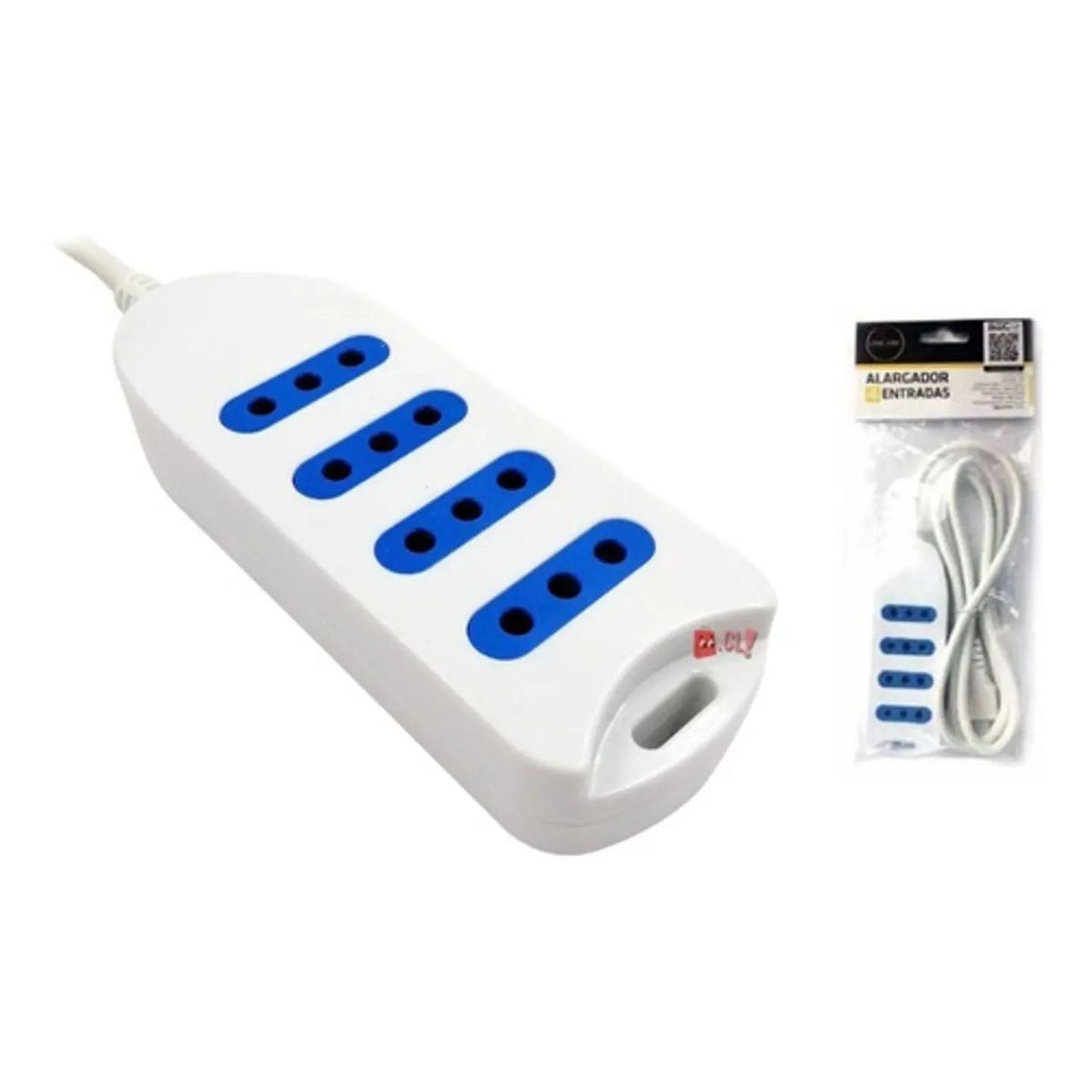 Alargador Eléctrico 3mts Certificado Blanco - Ps, marca DBLUE - Foto 2