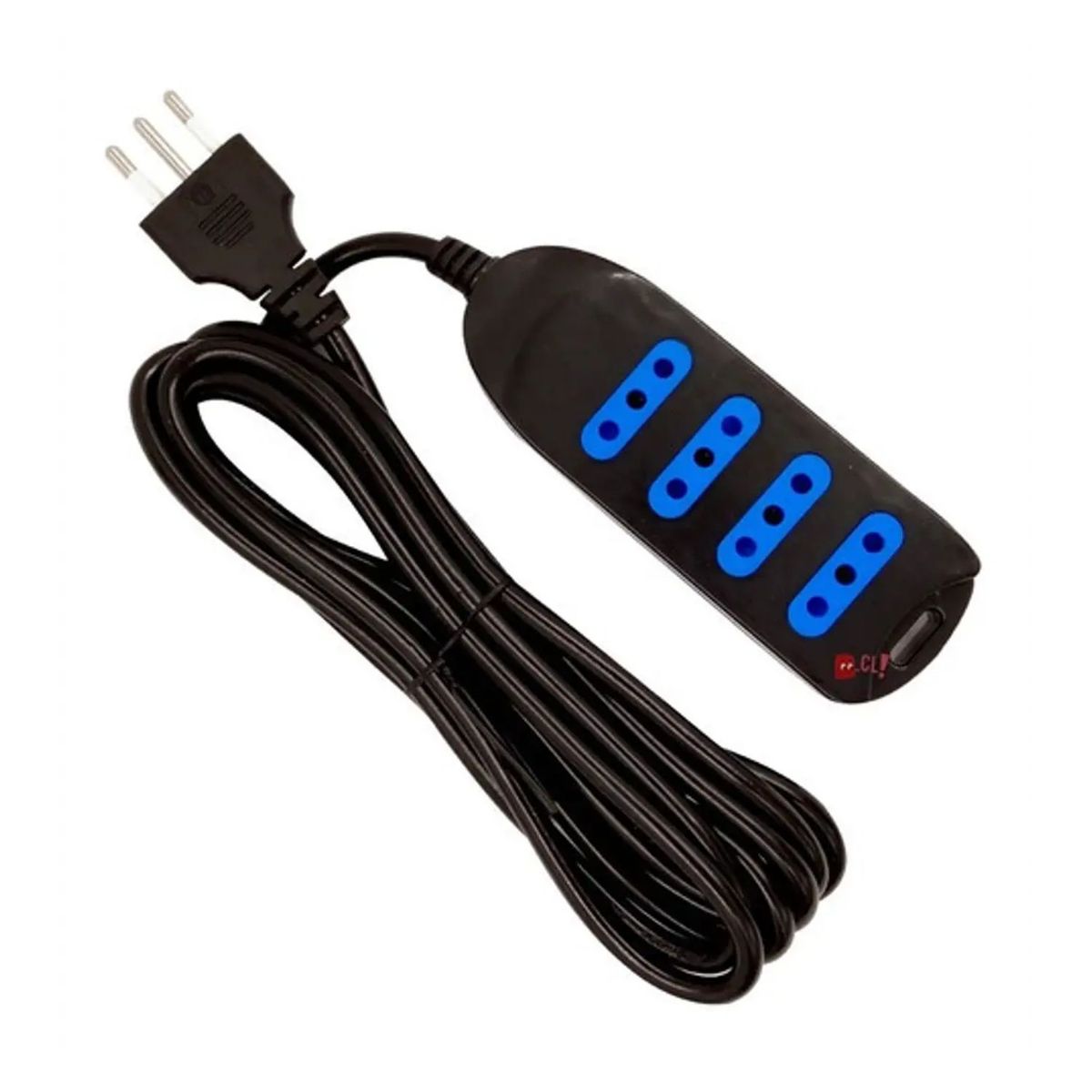 DBLUE - Alargador Eléctrico 3mts Certificado Negro - Ps