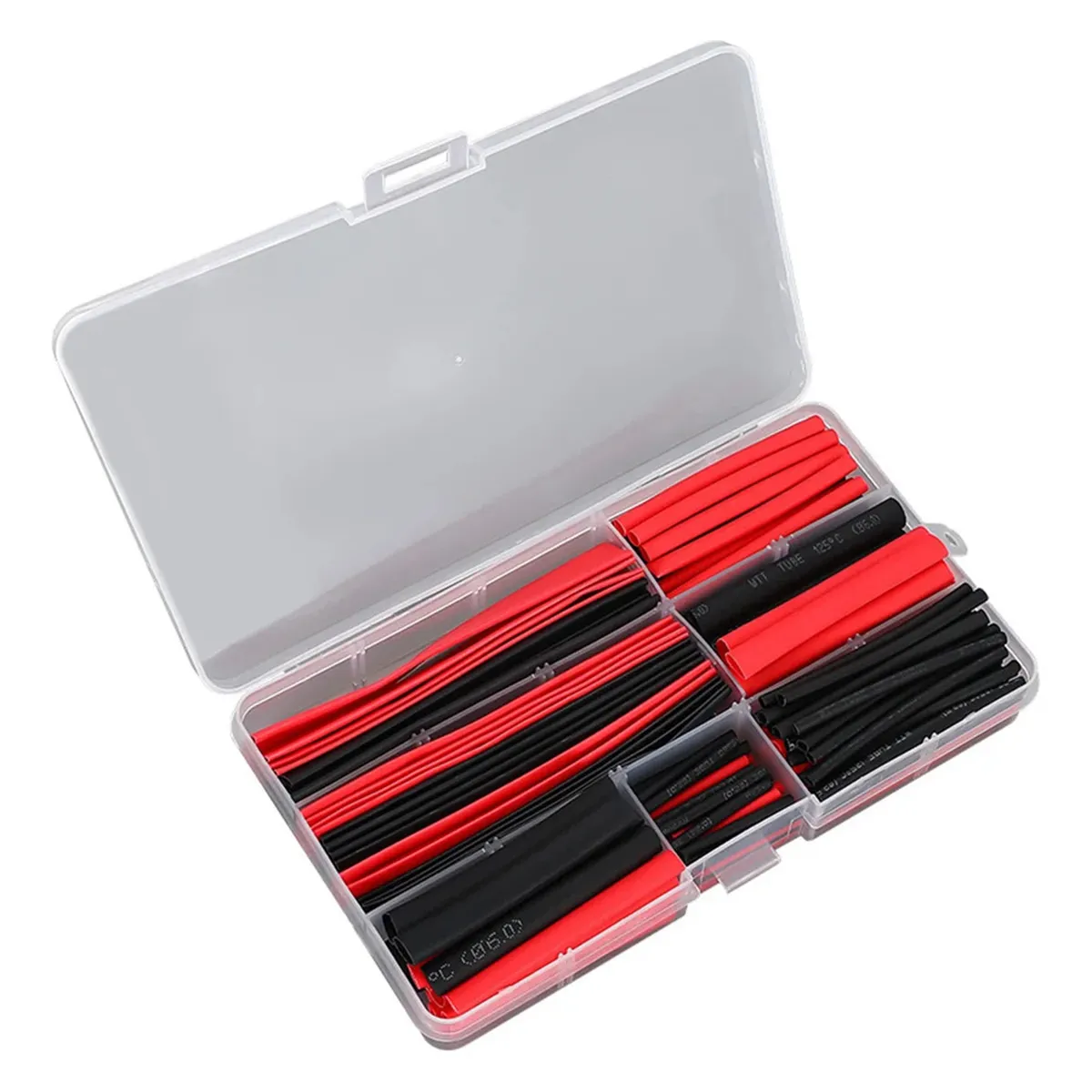 SOLIOT - Set 150 Tubos Termoretractil Aislante Rojo Negro