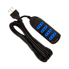 DBLUE - Alargador Eléctrico 5mts Certificado Negro - Ps