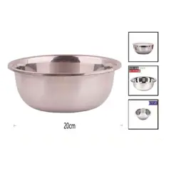 GENERICO - Bowl De Acero Inoxidable 20 Cm Para Cocina