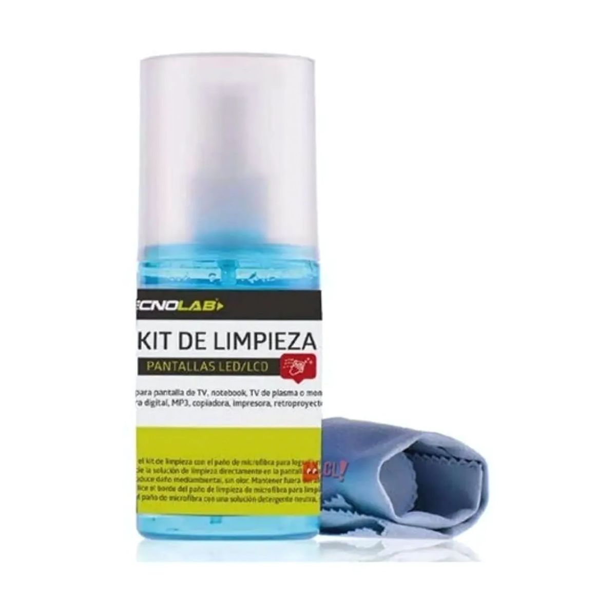 TECNOLAB - Kit De Limpieza Pantallas 120ml - Ps