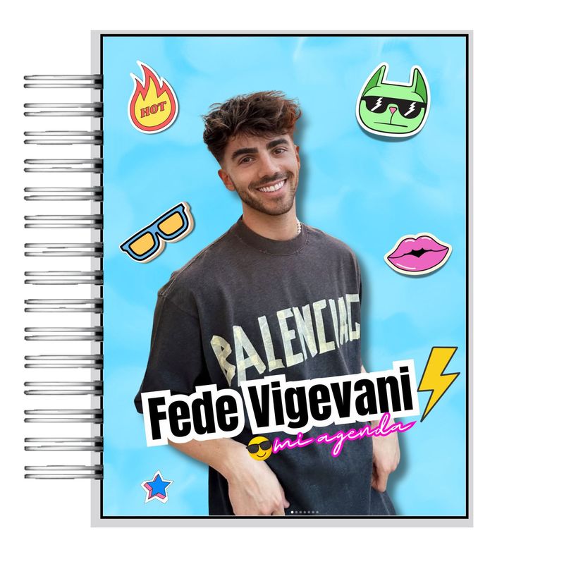 PIGYFANTE - Agenda del Influencer Fede Vigevani Edición Exclusiva