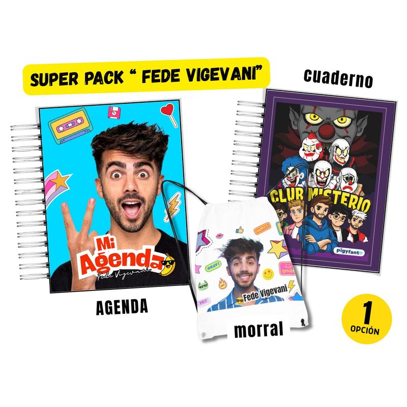 PIGYFANTE - SÚPER PACK OFICIAL DE FEDE VIGEVANI
