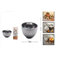 GENERICO - Bowl De Acero Inoxidable 13 Cm Para Cocina