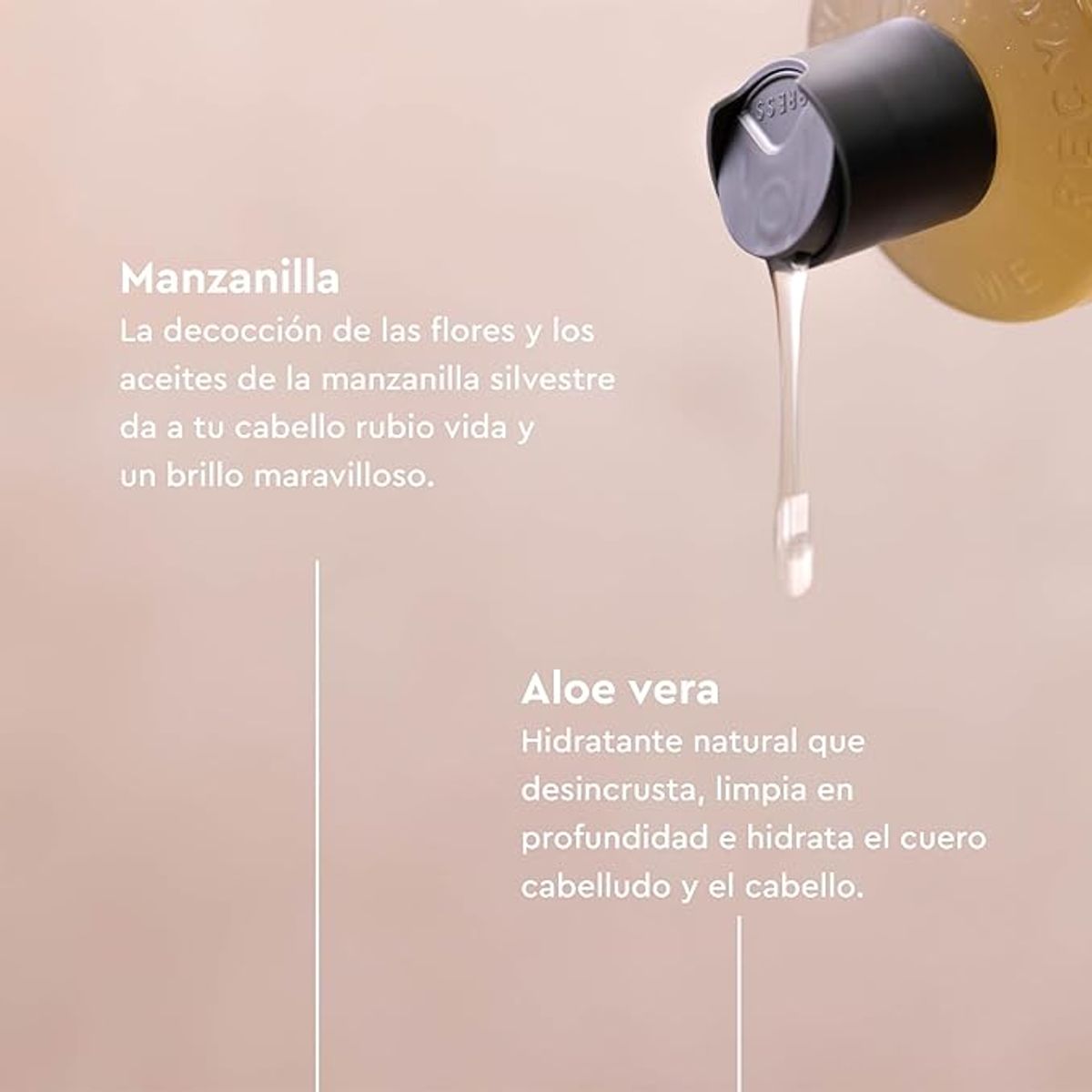 GENERICO - Shampoo orgánico brillo cabello rubio Urtekram manzanilla