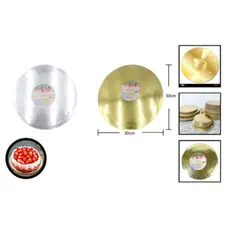 GENERICO - Bandeja Base Para Torta Redonda 30x5mm