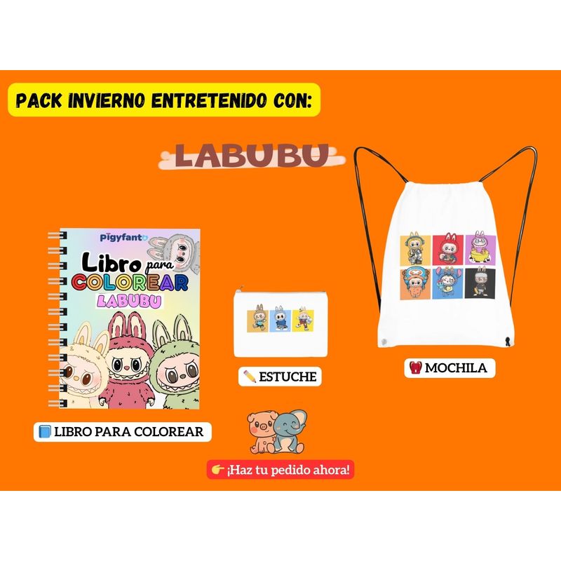 PIGYFANTE - Pack Entretenido con Labubu