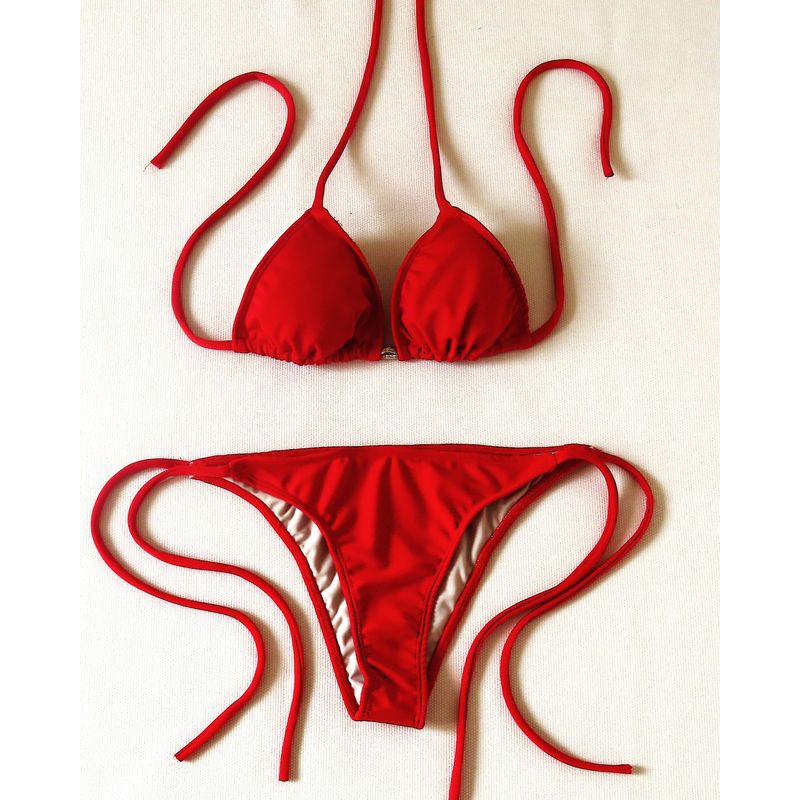 CREA PRINT - Sexy Bikini  de mujer con Top Triángulo y Bottoms con tiras