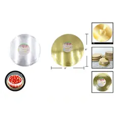 GENERICO - Bandeja Base Para Torta Redonda 8 Cm
