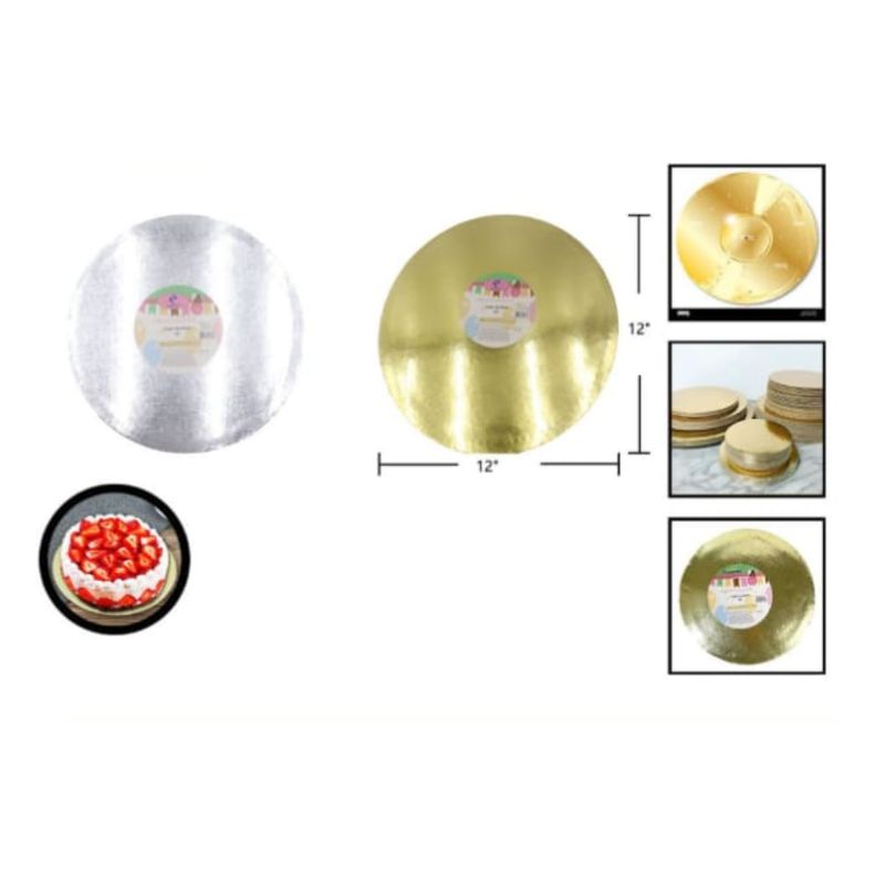 GENERICO - Bandeja Base Para Torta Redonda 12 Cm
