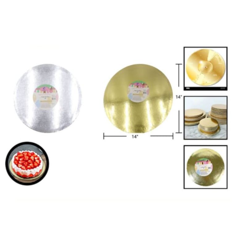 GENERICO - Bandeja Base Para Torta Redonda 14 Cm