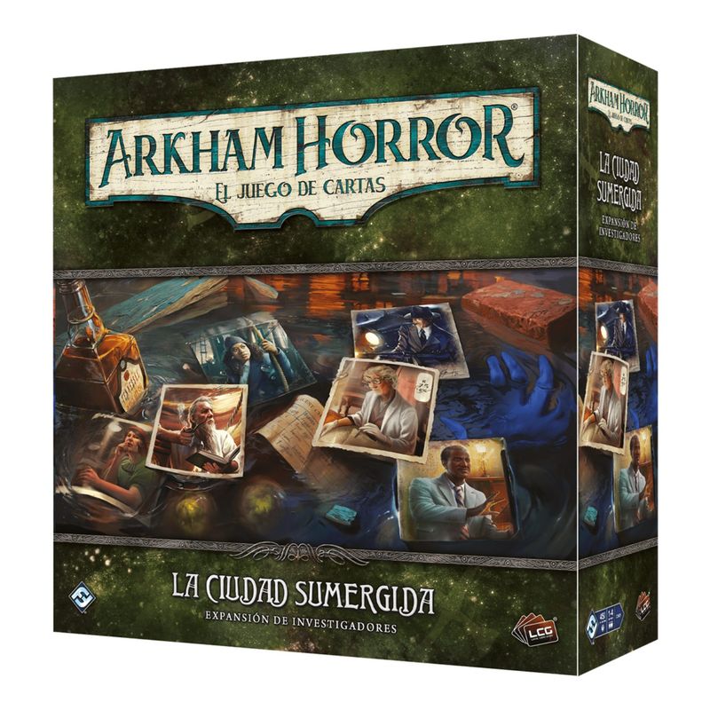 ASMODEE - Arkham Horror La Ciudad Sumergida exp Investigadores
