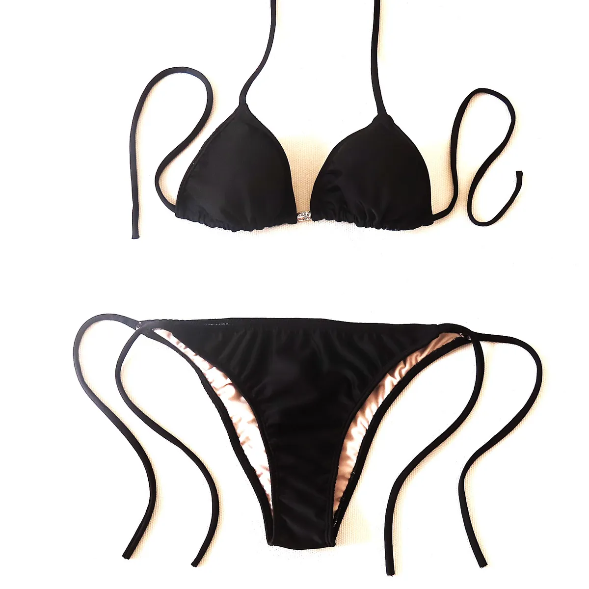 CREA PRINT - Sexy Bikini  de mujer con Top Triángulo y Bottoms con tiras